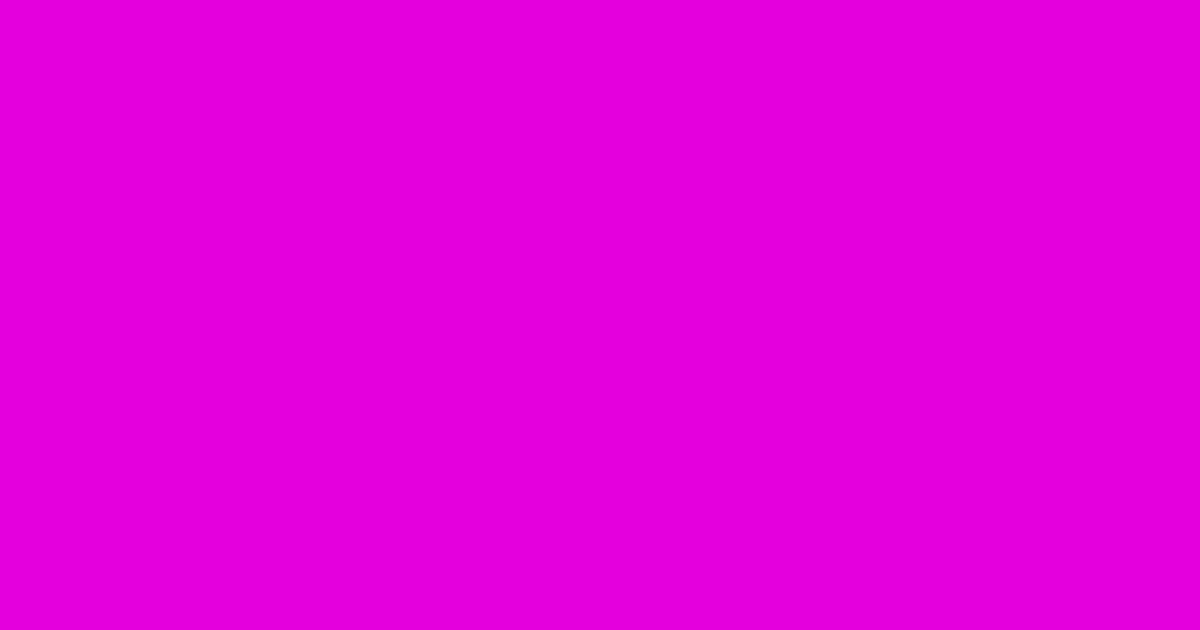 #e300db purple pizzazz color image