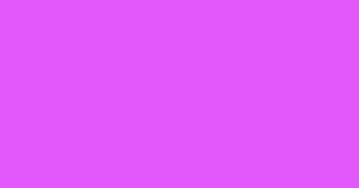 #e358fb heliotrope color image