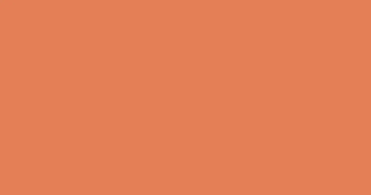 #e37f56 terracotta color image