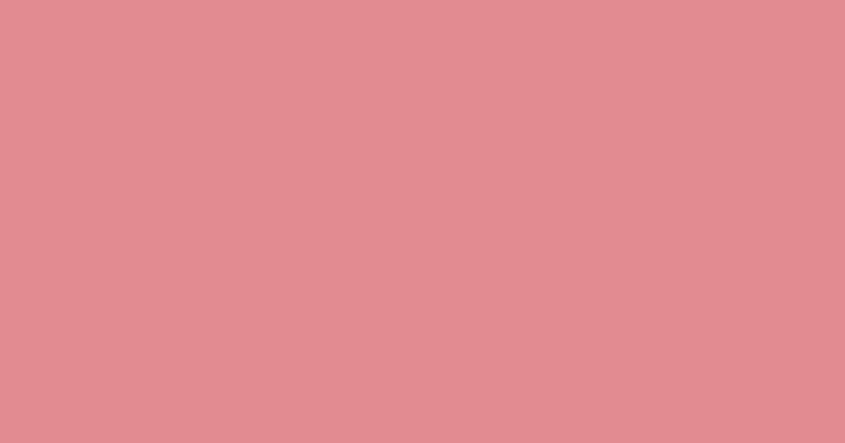 #e38c8d tonys pink color image