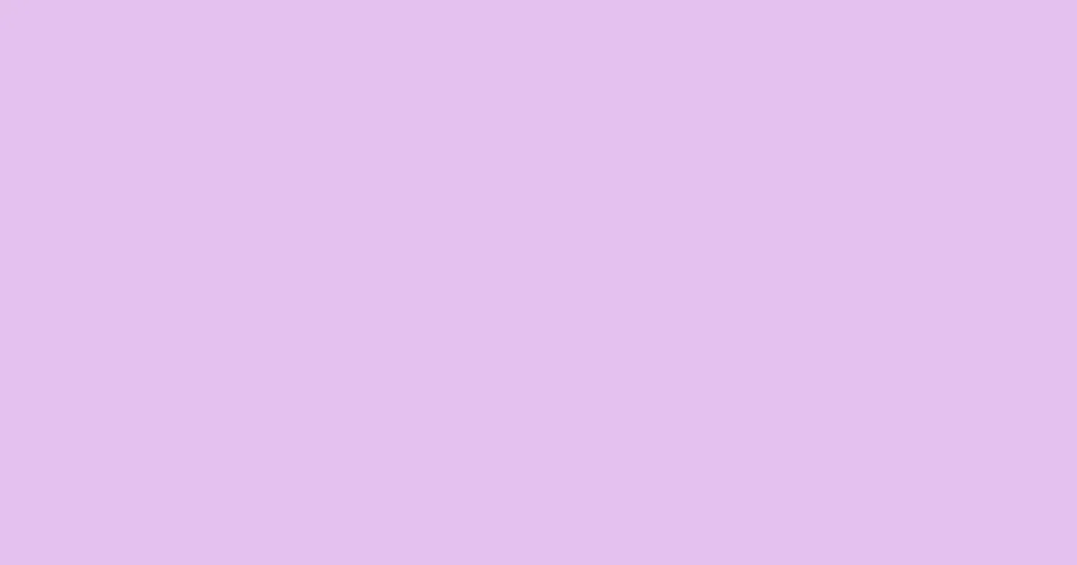 #e3c1f0 french lilac color image