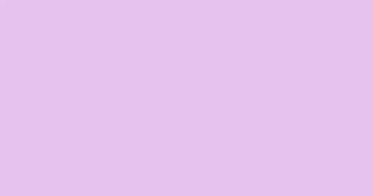 #e3c4ee french lilac color image