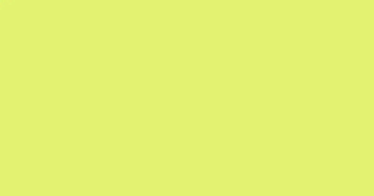 #e3f471 sunny pearl color image