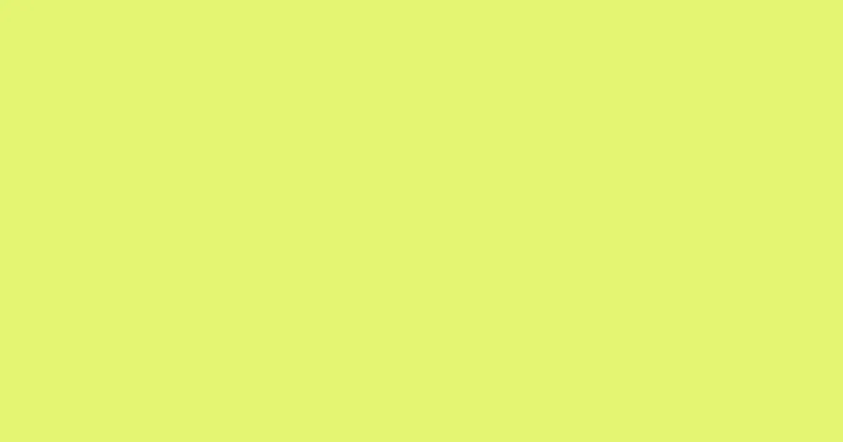 #e3f572 sunny pearl color image