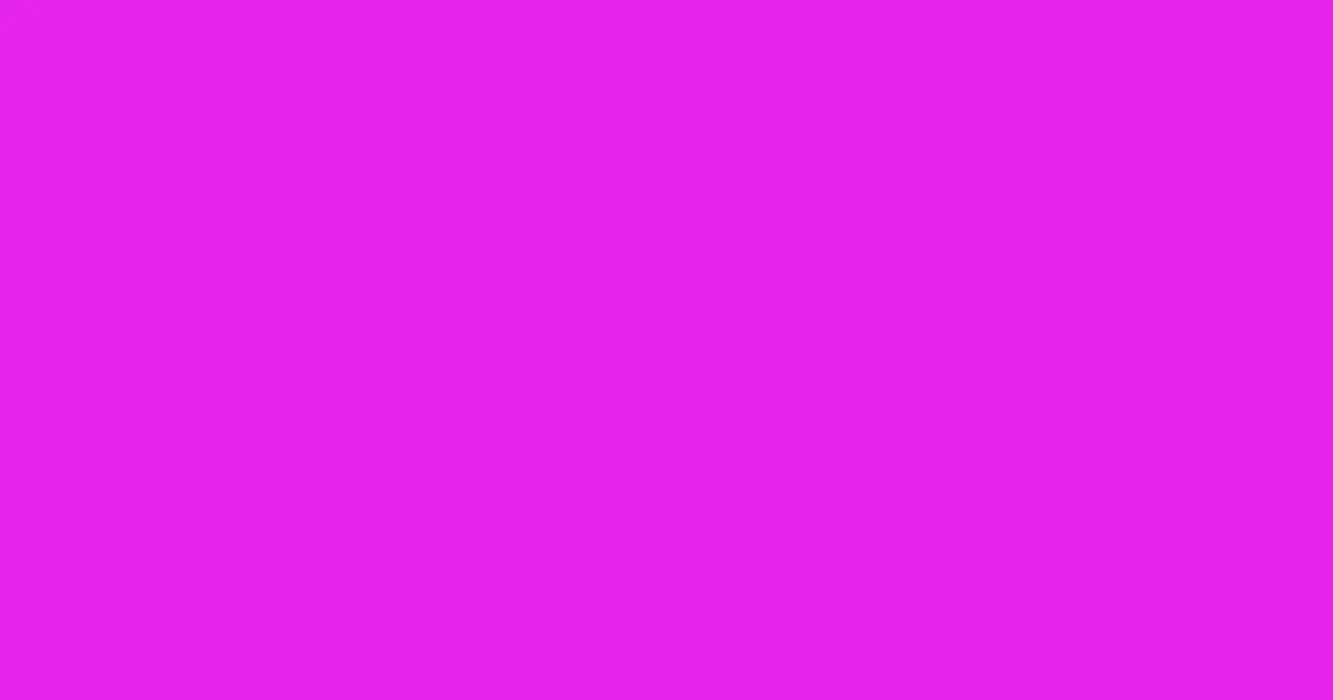 #e424eb electric violet color image