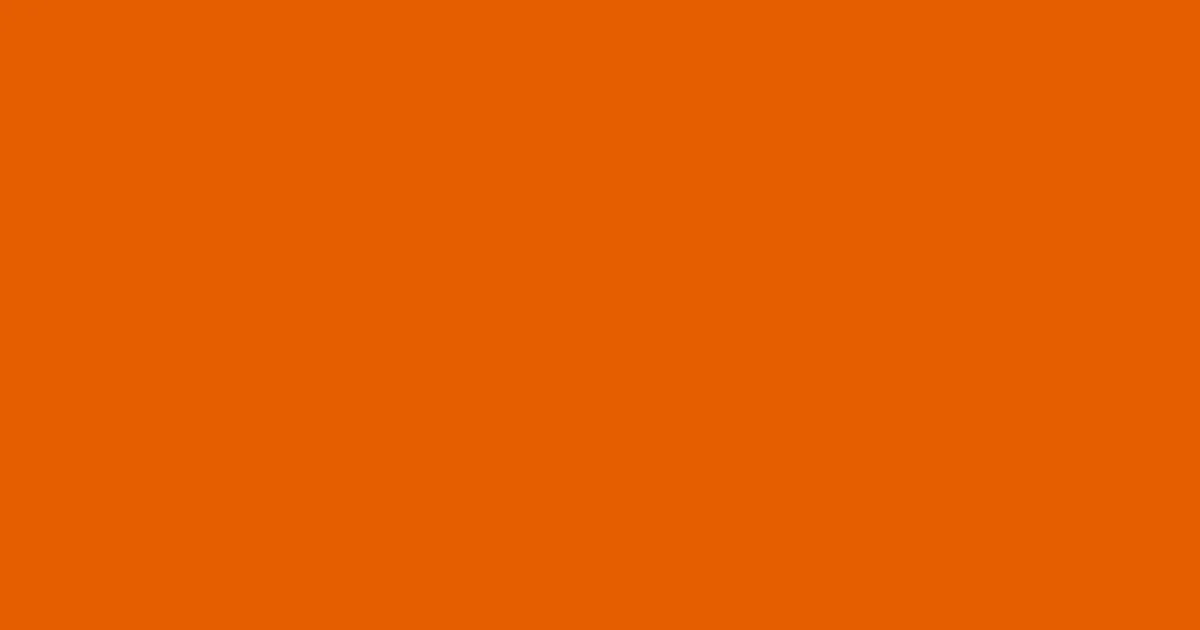 #e45e00 clementine color image