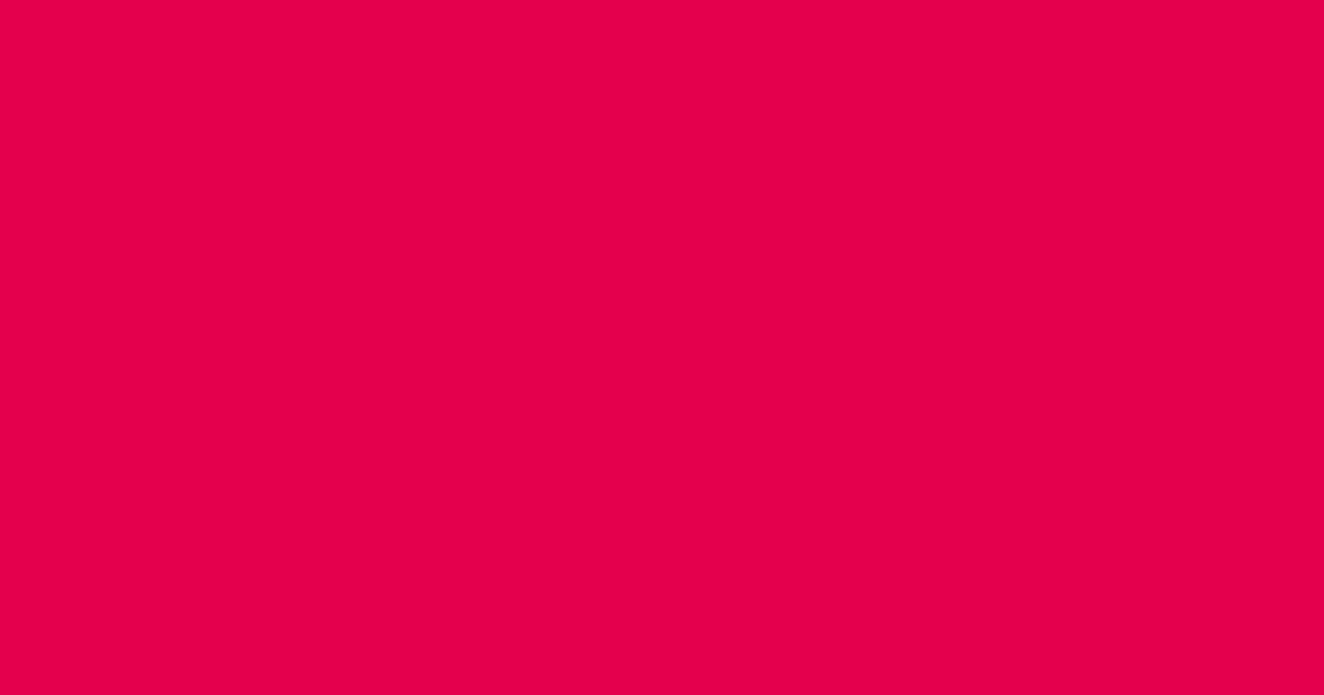 #e5004c red ribbon color image
