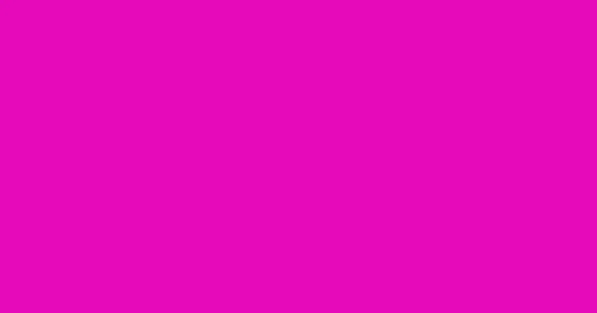 #e509bb shocking pink color image