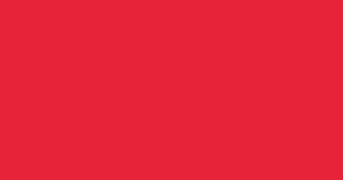 #e52239 alizarin crimson color image