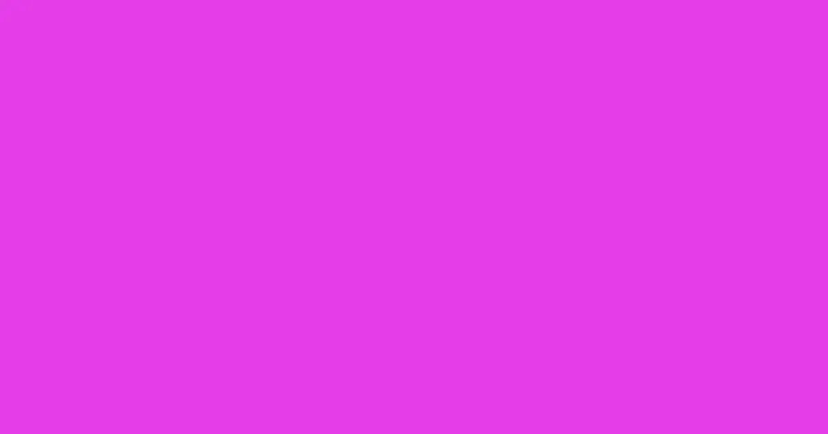 #e53ee8 pink flamingo color image