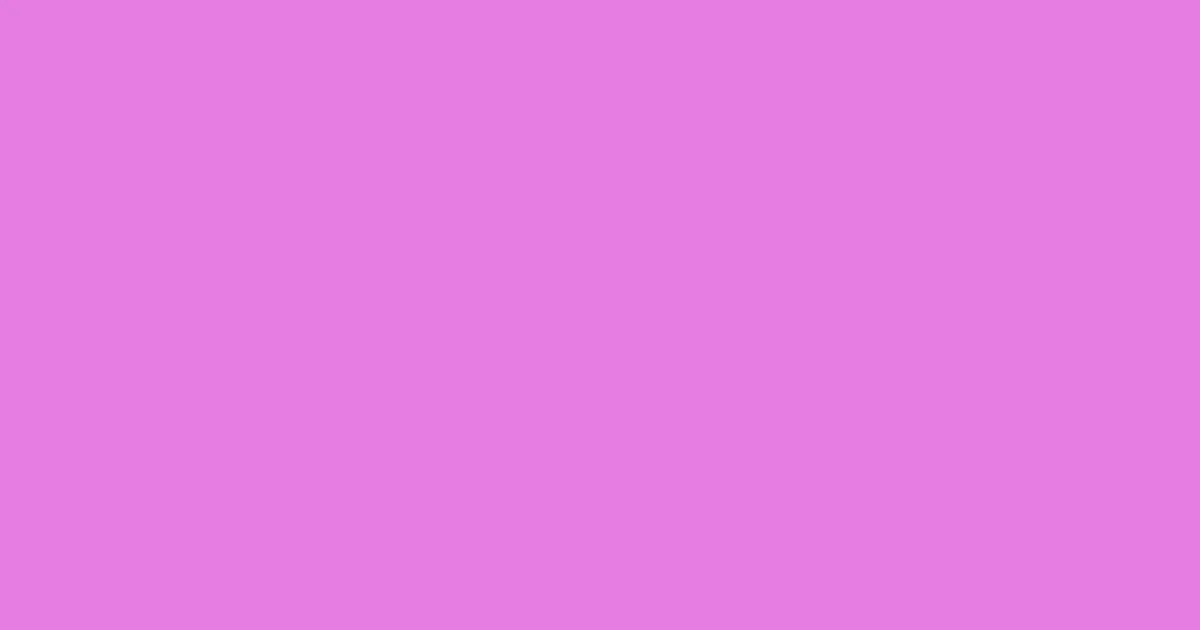 #e57de1 lavender magenta color image
