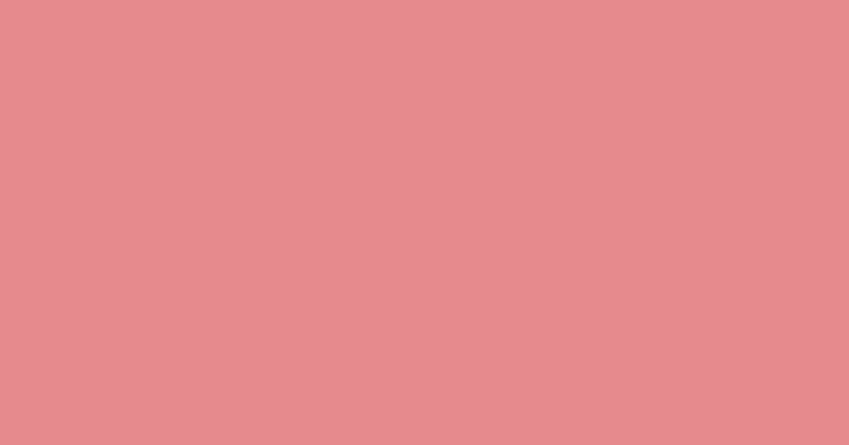 #e58b8e tonys pink color image