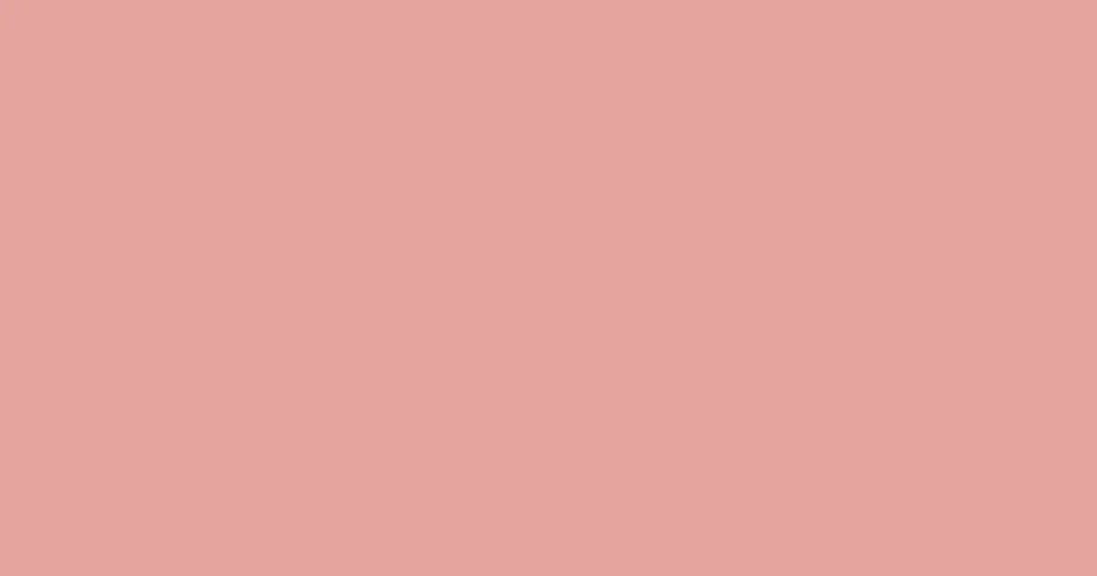 #e5a49c tonys pink color image