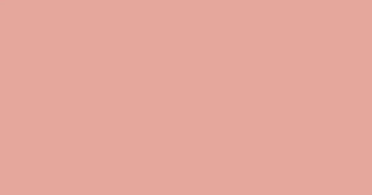 #e5a69b tonys pink color image