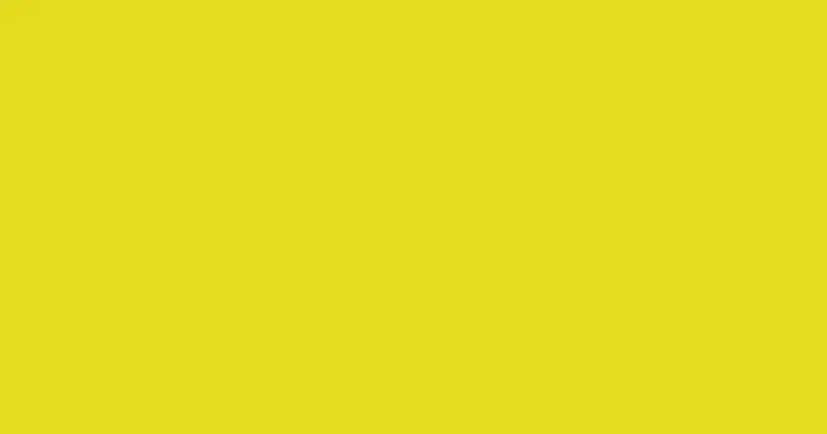 #e5da1e sunflower color image