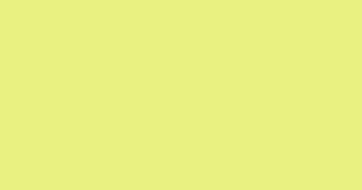 #e5f281 key lime pearl color image