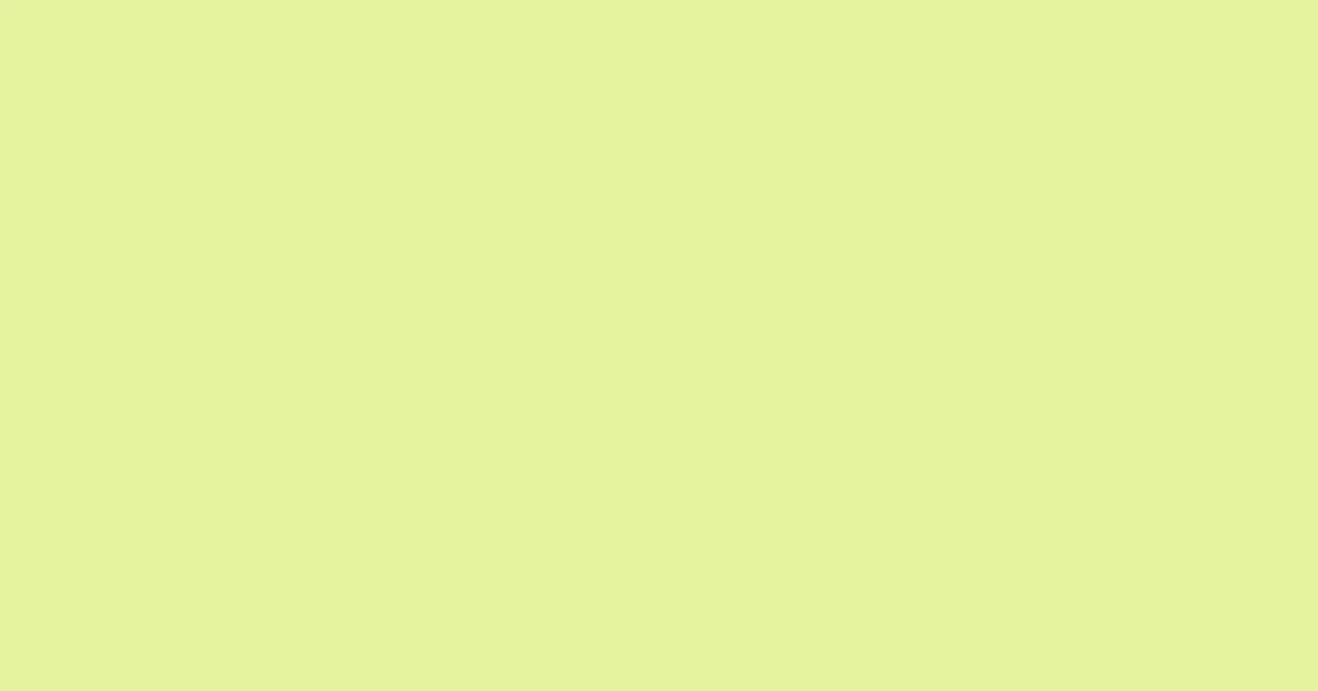 #e5f49f key lime pearl color image
