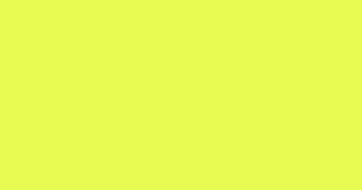 #e5fb52 canary color image