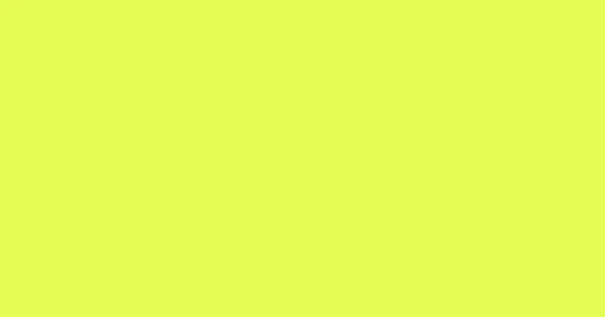 #e5fc53 canary color image