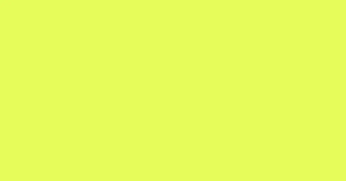 #e5fc59 canary color image