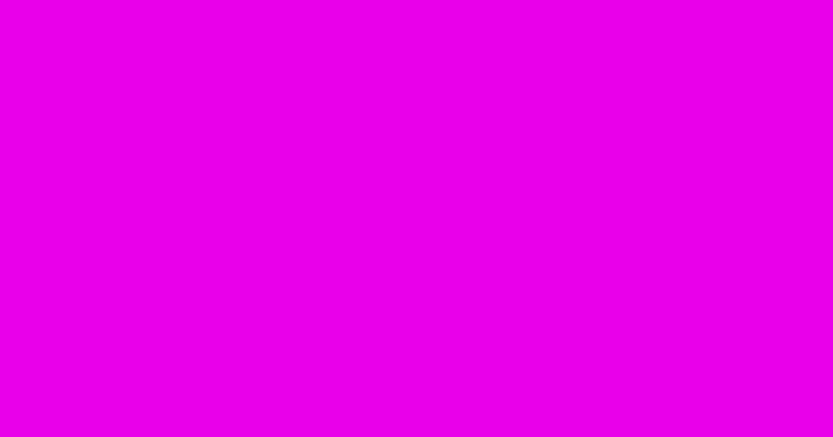 #e600e8 electric violet color image