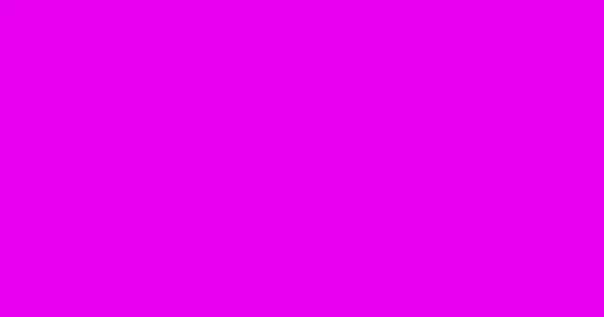 #e600ee electric violet color image