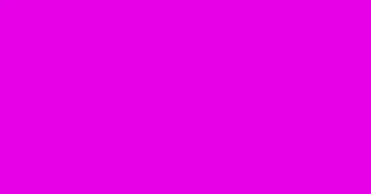 #e601e7 electric violet color image