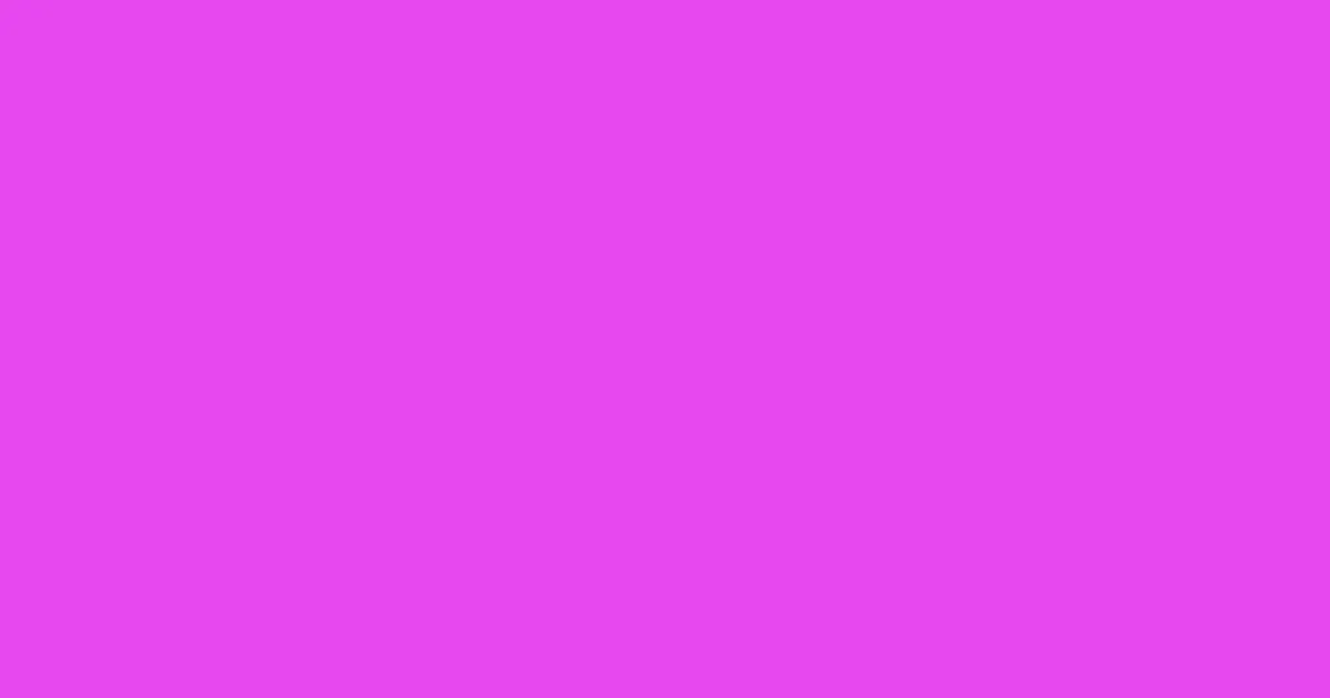 #e648ef pink flamingo color image