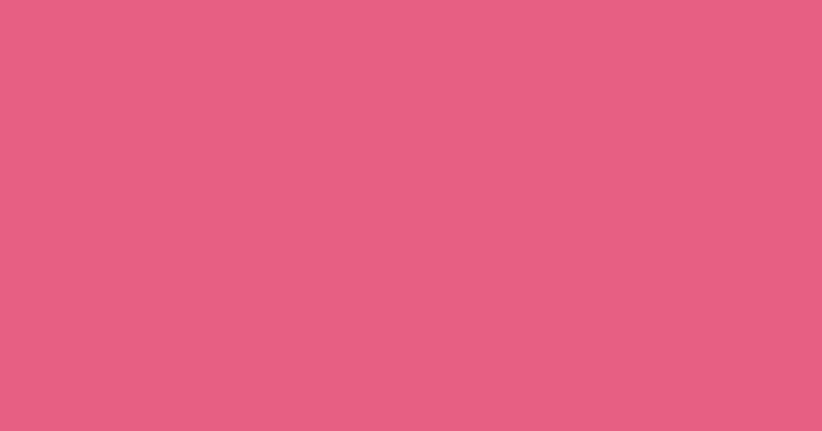 #e65f81 blush color image