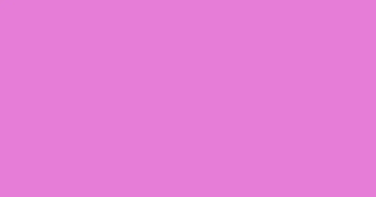#e67cd6 lavender magenta color image