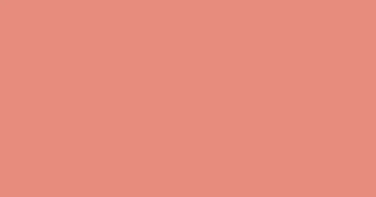 #e68c7d tonys pink color image