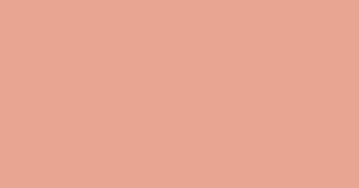 #e6a592 tonys pink color image