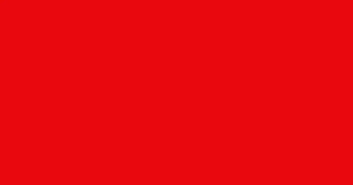 #e7080d red color image