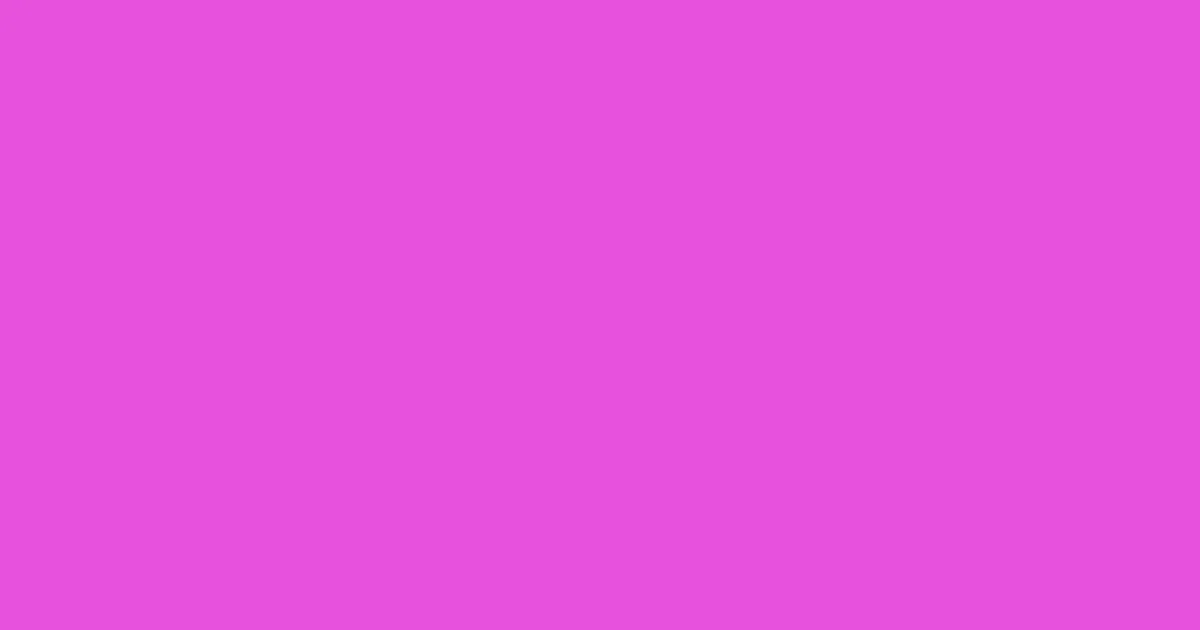 #e751dd lavender magenta color image
