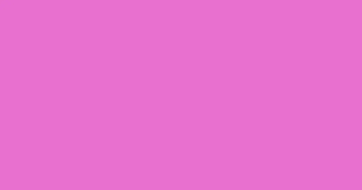 #e76fcf lavender magenta color image