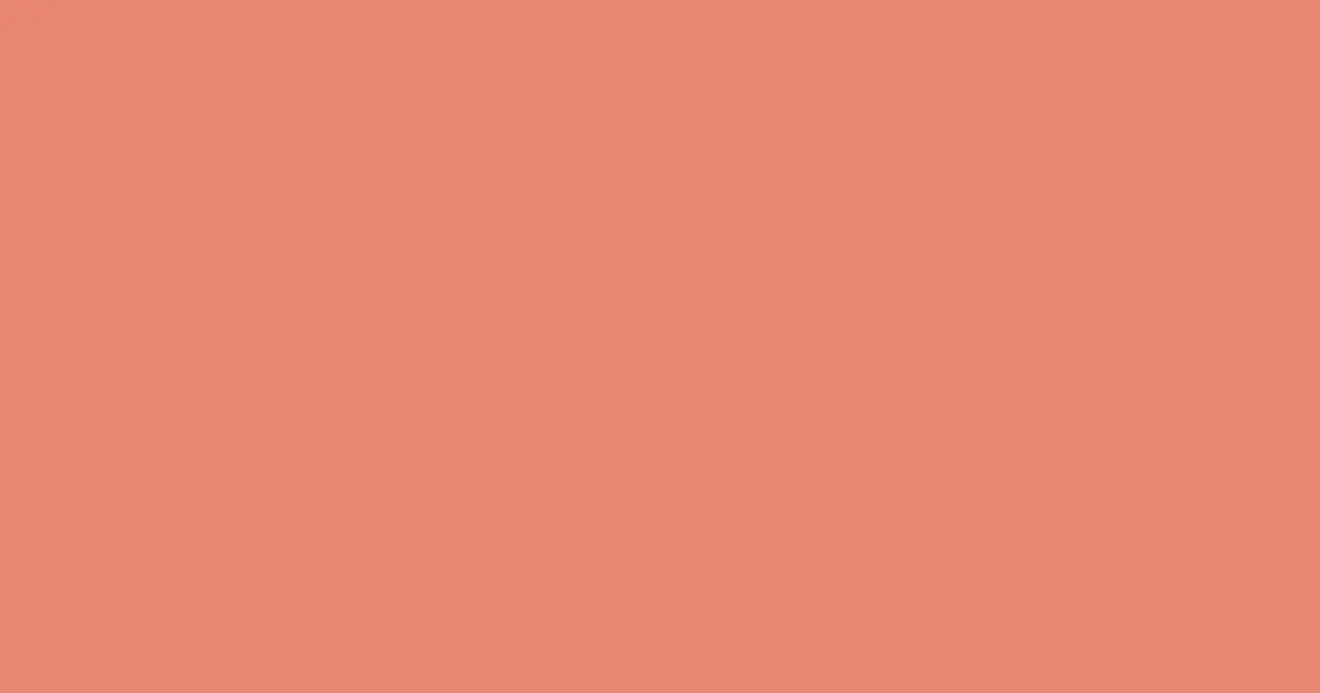 #e78572 apricot color image