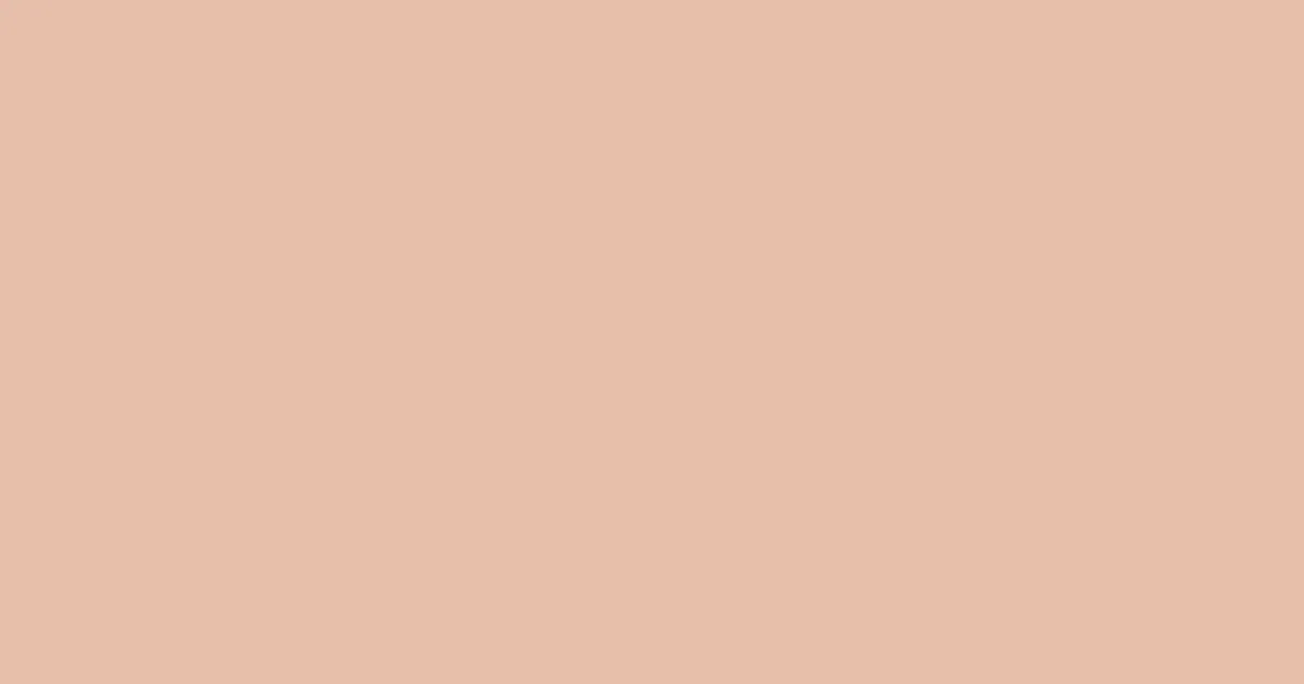 #e7bfab cashmere color image