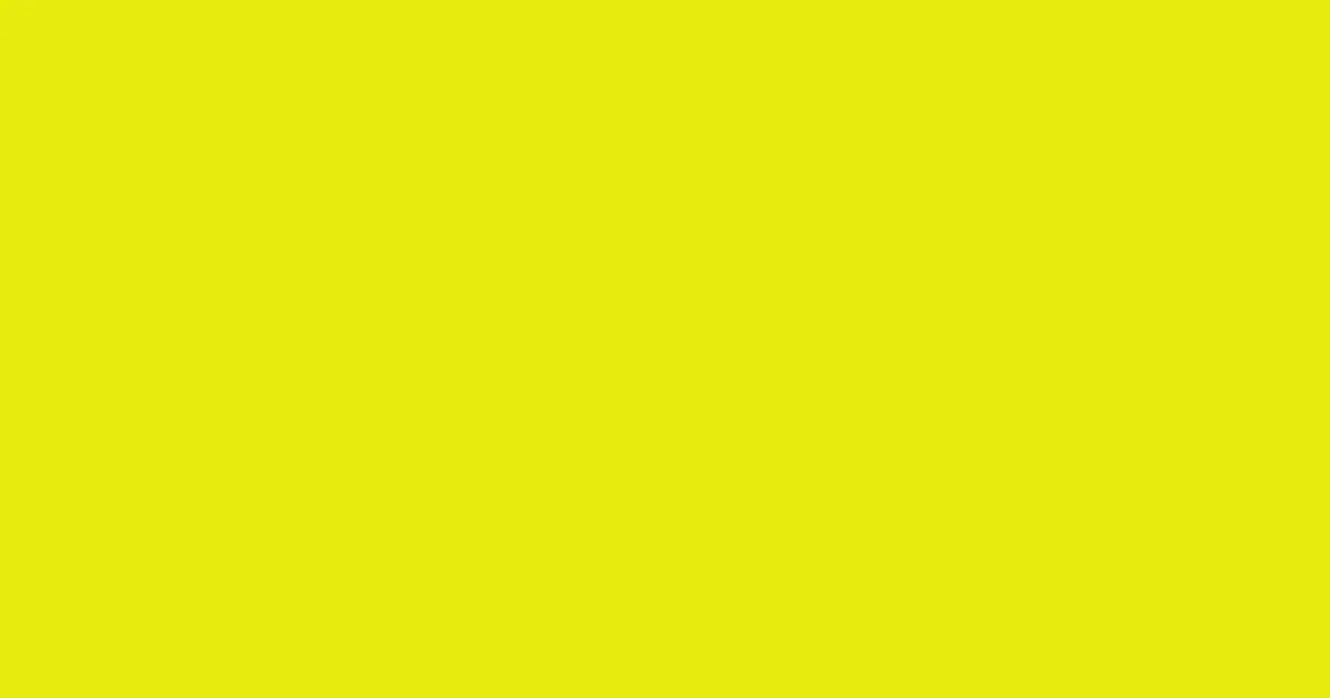 #e7ec0e bitter lemon color image
