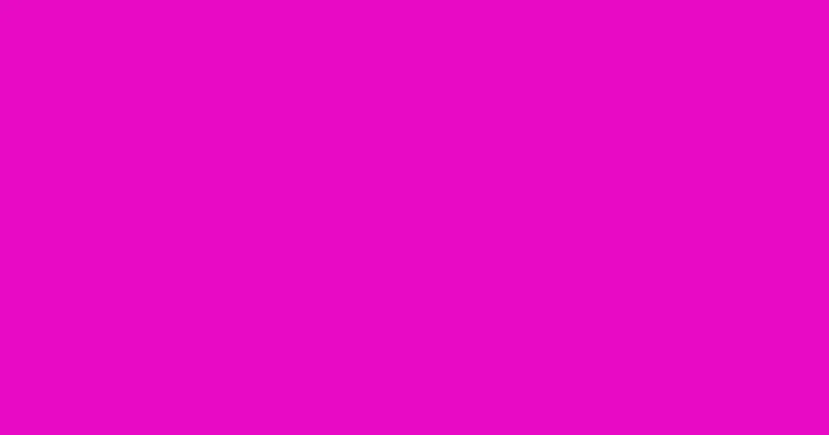 #e80ac4 shocking pink color image