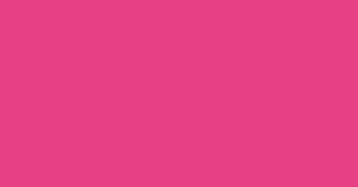 #e84184 cerise color image