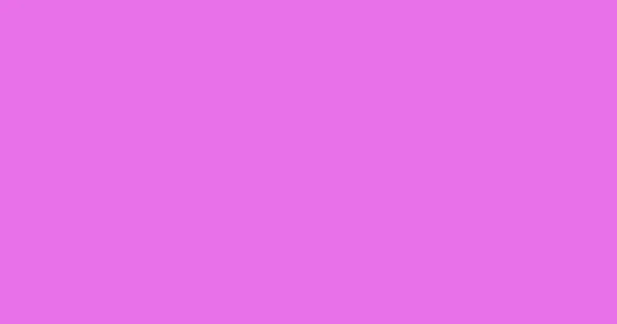 #e870e8 lavender magenta color image