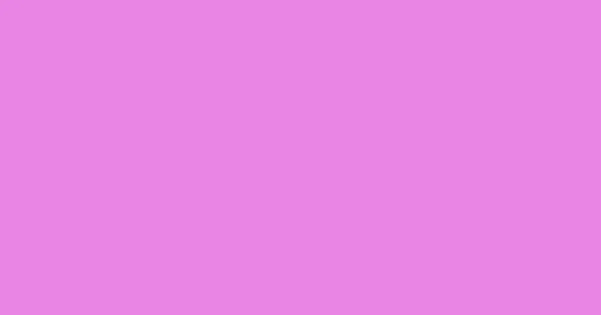 #e884e4 lavender magenta color image