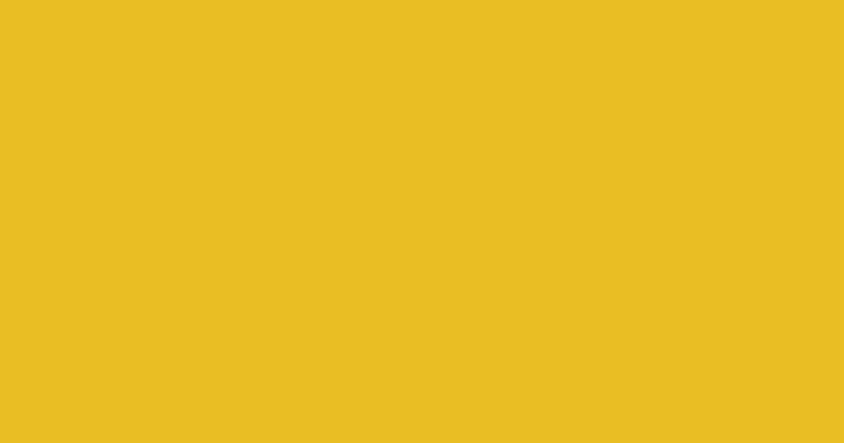 #e8be25 fuel yellow color image