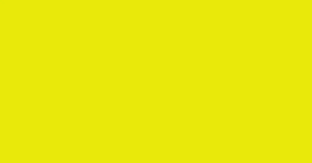 #e8e809 bitter lemon color image