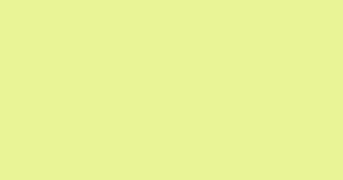 #e8f394 key lime pearl color image