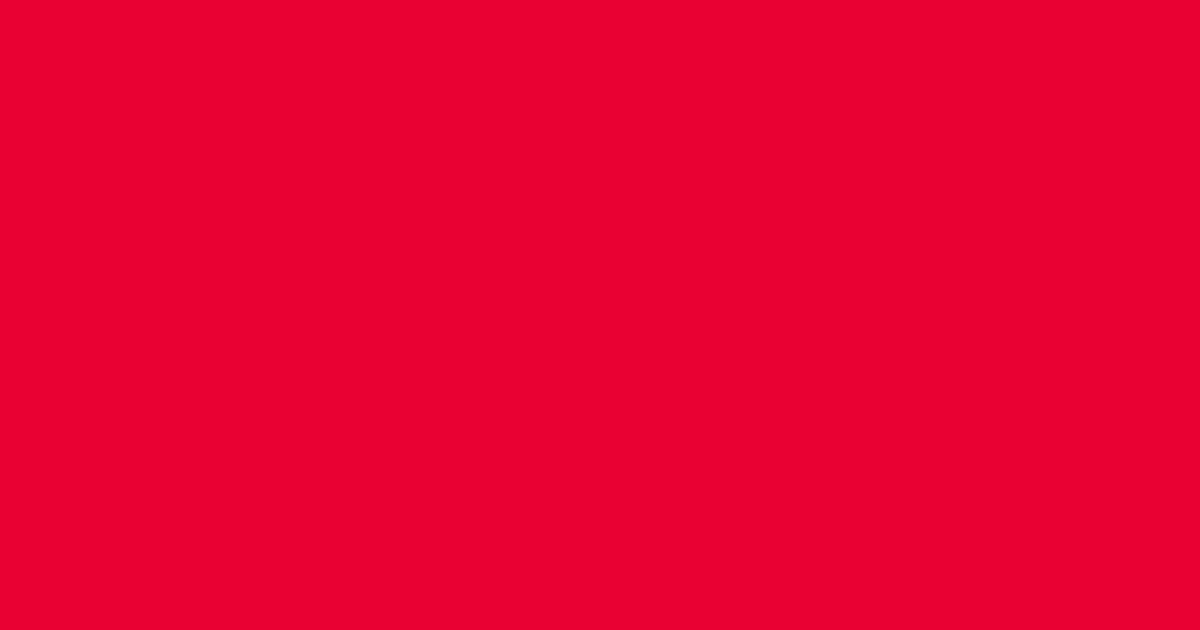 #e90232 red ribbon color image