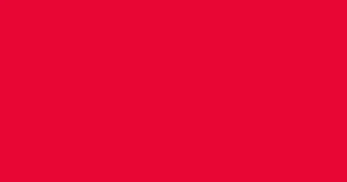 #e90635 red ribbon color image