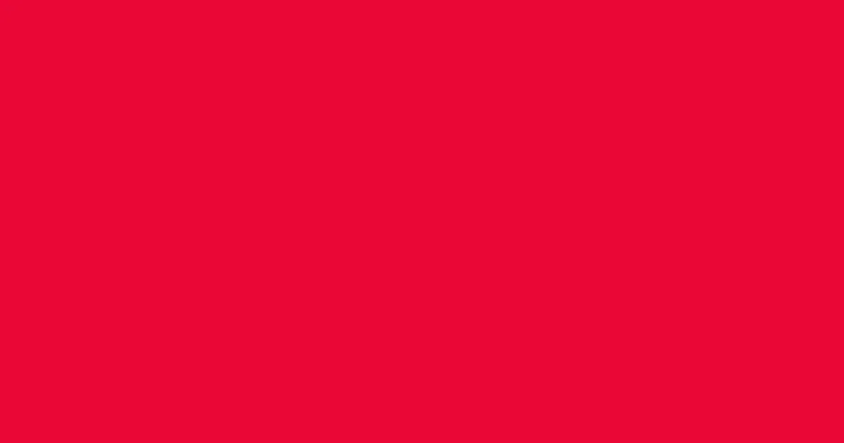 #e90735 red ribbon color image