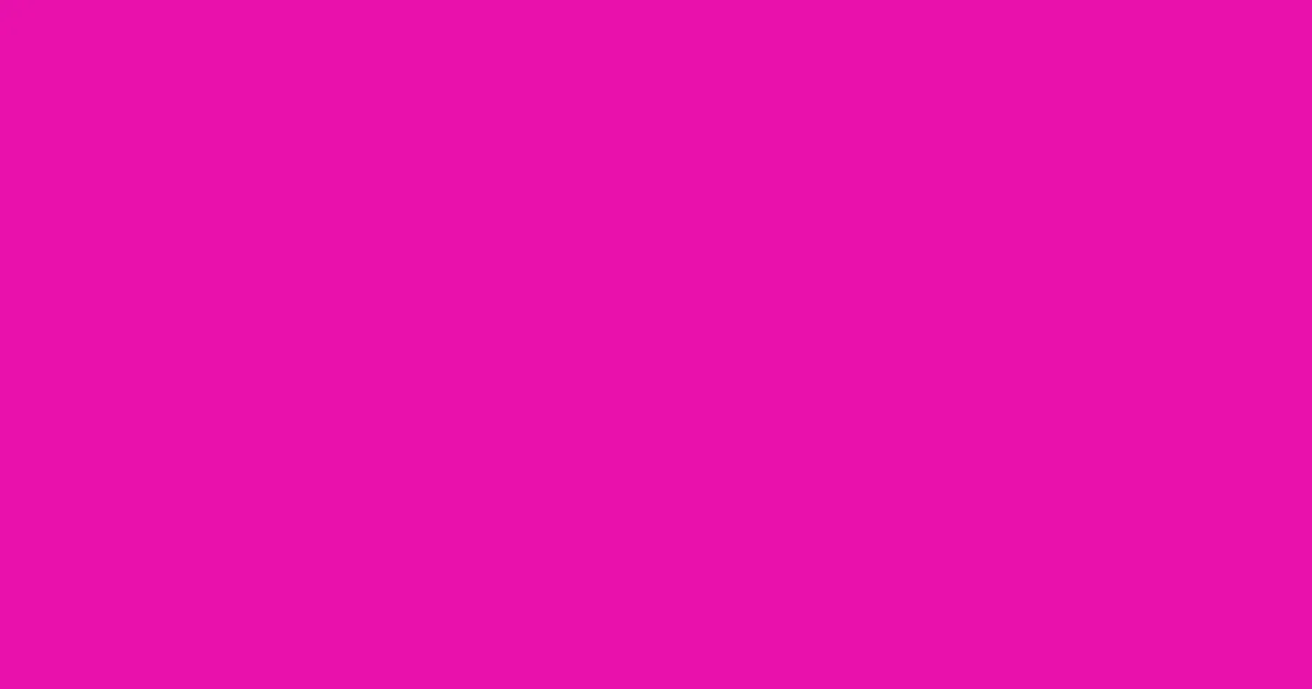 #e910aa shocking pink color image