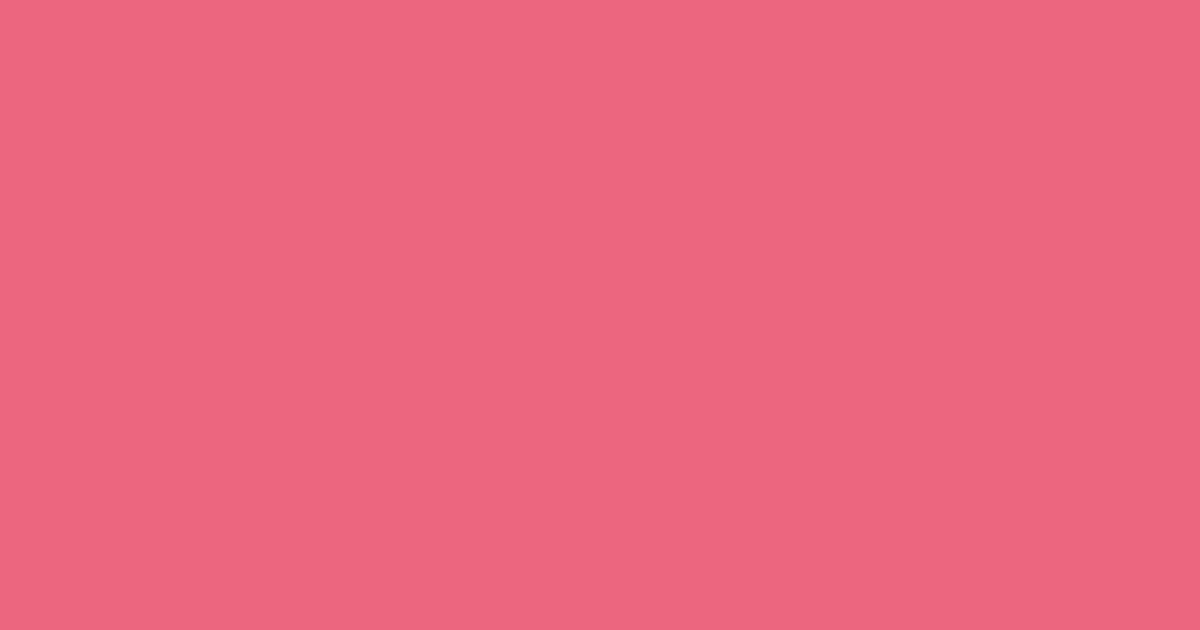 #e9667e blush color image